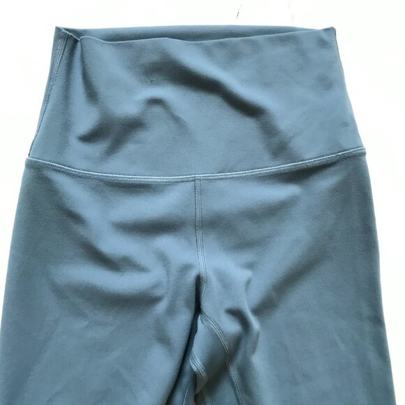 Lululemon Align High Rise Leggings Womens 4 Blue 21" Inseam Capri Cropped Nulu - Picture 4 of 10